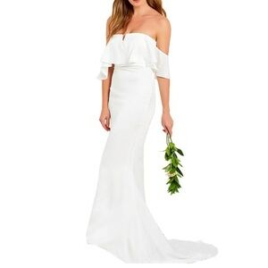 LOVERS AND FRIENDS The Santa Barbara Off the Shoulder GOWN